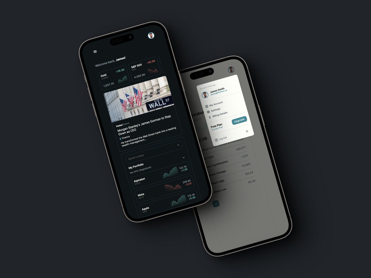 codywilliamio's tweet photo. Love how easy @flutterflow makes building responsiveness into everything..
#Flutterflow #nocode #lowcode #flutter #flutterdev #ui #components #responsivedesign #screenstudio #flutterfinance #webapp https://t.co/VfpS07sRrn