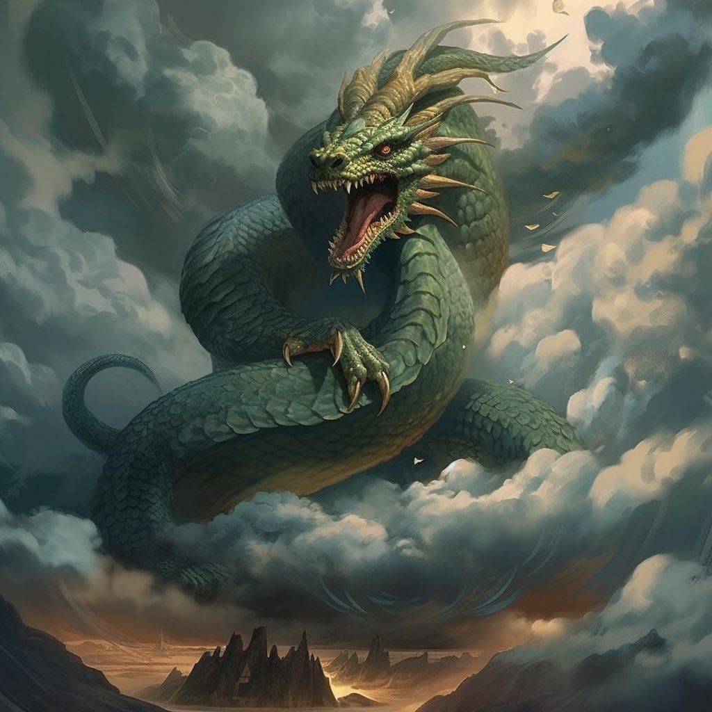 PeopleOfAr's tweet photo. Vishap - the #Armenian #dragon 

Armenian #mythology is rich with captivating creatures, and the #Vishap (Վիշապ) stands out as a snake-like dragon associated with water and earthquakes. It is depicted as a large snake or a combination of animal elements. https://t.co/aA0DpFQx24
