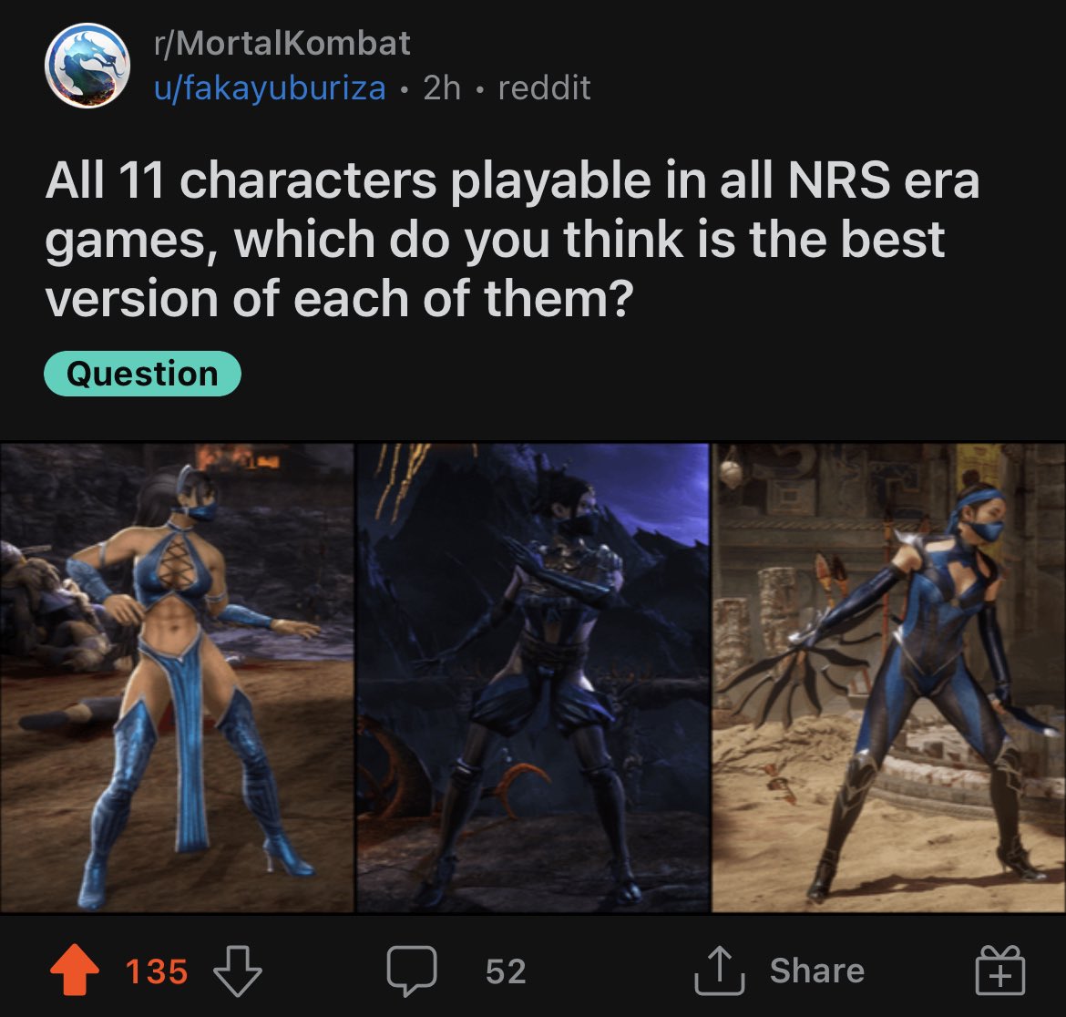 You will never convince me X-11 Kitana were a downgrade design wise
