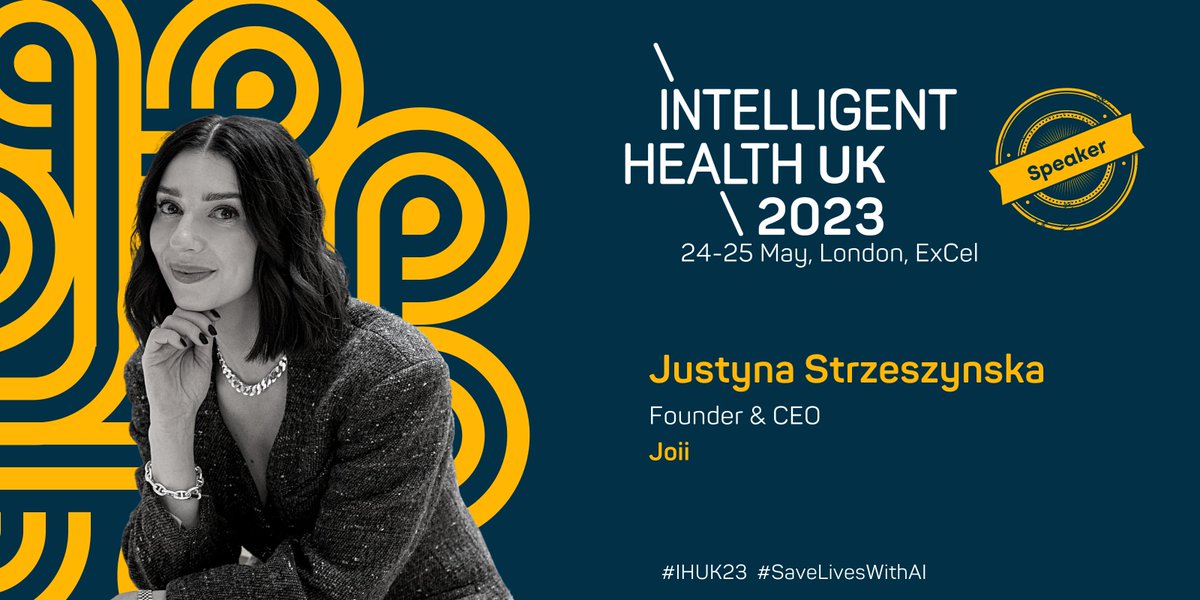 joiicare's tweet photo. We're proud that our Founder and CEO Justyna is a speaker tomorrow at Intelligent Health, the UK's leading health forum featuring world-renowned #AIBrains #IHUK23 Wondering how AI &amp; periods go together? Head to our website to get some clues: https://t.co/yCN35ZF3rR https://t.co/iBhJZGsw4V