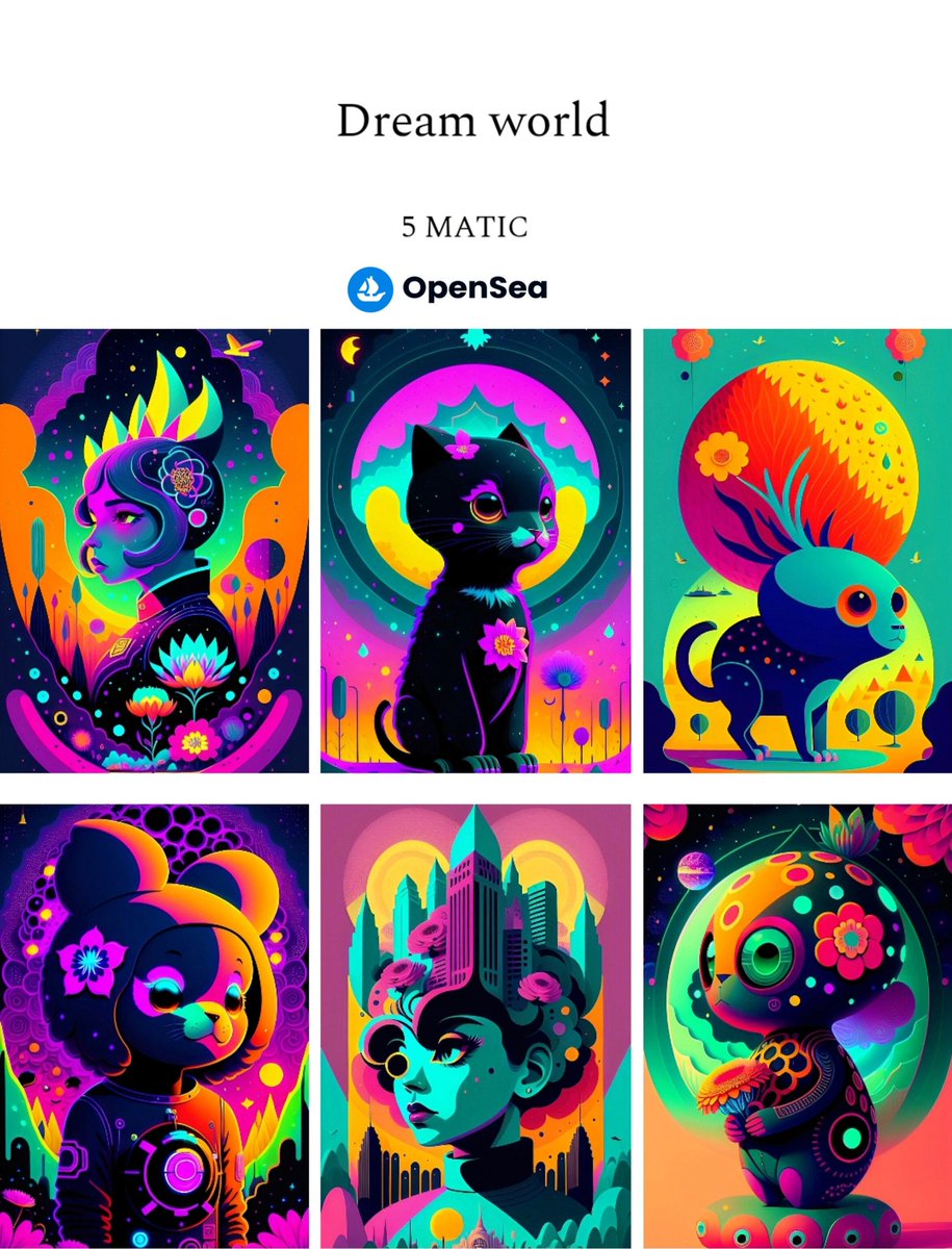 🍃Dream world
 5 MATIC
👁️Link in the first comment

#NFT #nfts #nftcollector #NFTCommuntiy #collector