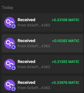 thegck's tweet photo. Almost have made 1 $MATIC from doing nothing but holding $DADS from @polygondads 😳

All of the Polygon I get goes straight back into the ecosystem 🤝 https://t.co/hvS9q1G5HU