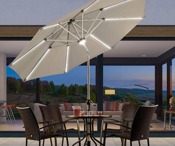 petagadget.com/gadget/9-solar… 9' Solar Powered LED Lighted Patio Umbrella #Gadget