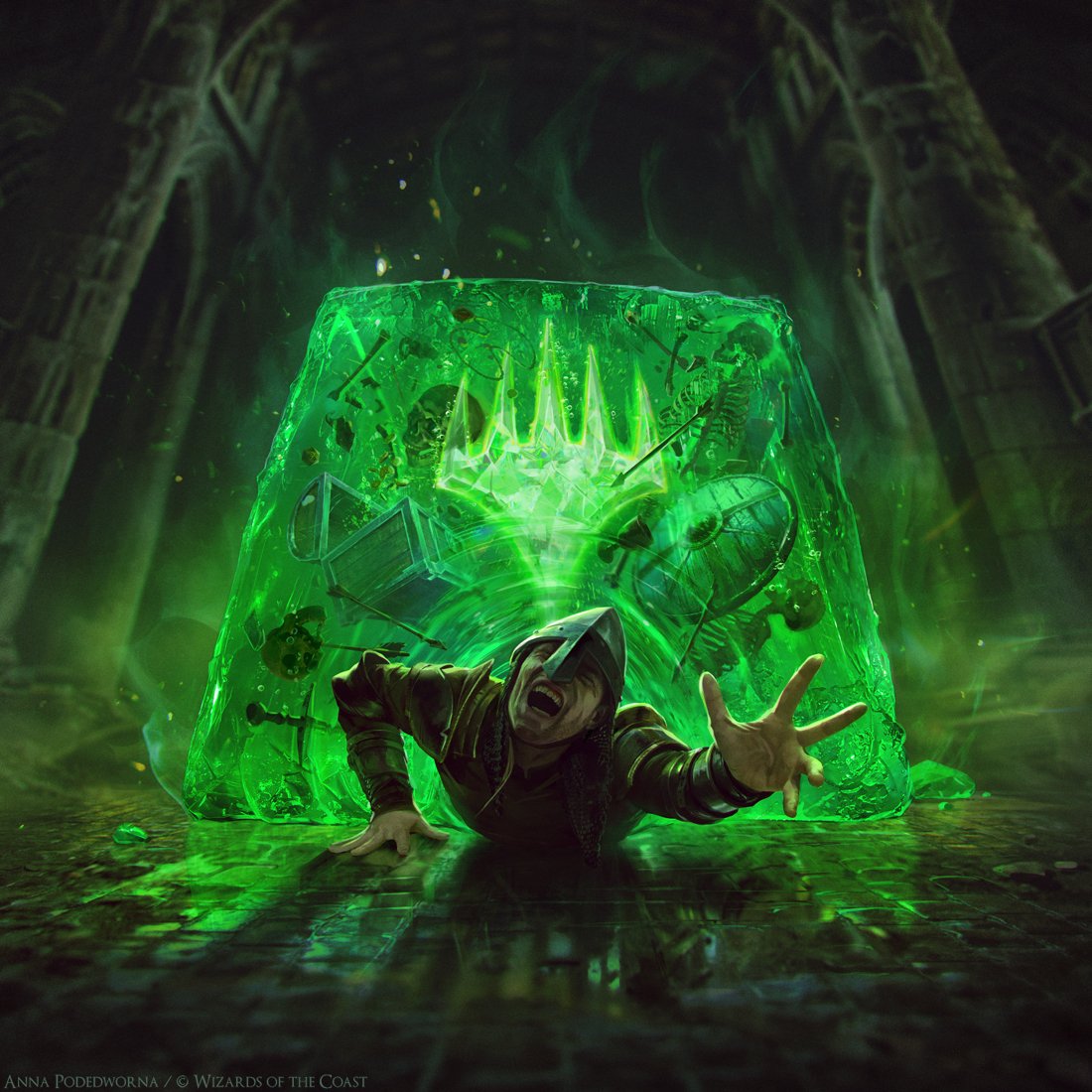 Bard: Going to try to diplomatically resolve a conflict  
DM: Roll your dice!

Bard rolls Nat 1

DM: Turns out the gelatinous cube isn't into peace talks.

#dnd #ttrpg #funny #rpg