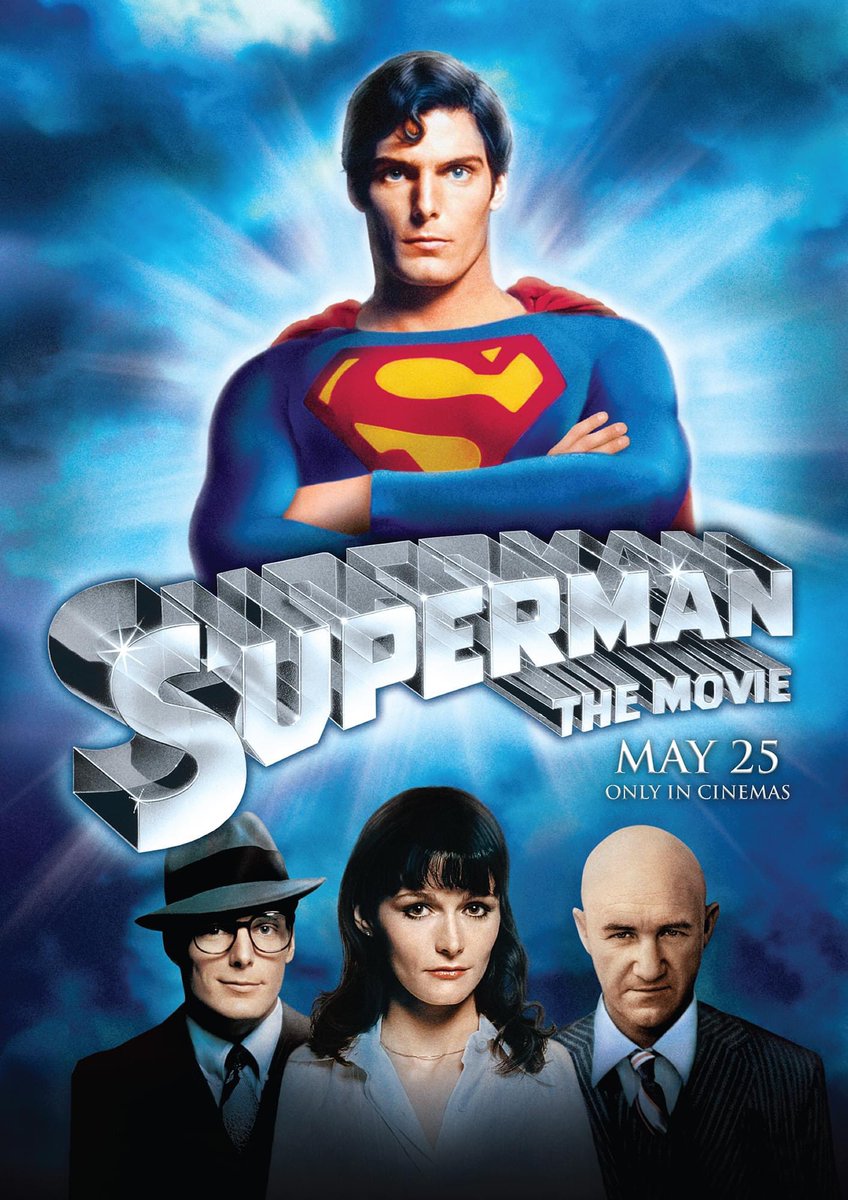 Superman The Movie ซูเปอร์ฮีโร่สุดคลาสสิกที่เป็นหนังเก่าแต่ไม่แก่เลย หล่อสวยตราตรึงกันมาก ตัวโกงก็ฉลาดล้ำ เก่งสุดๆ ส่วนที่หนึ่งในใจต้องยกให้ฮีโร่แสนซื่อ บริสุทธิ์ และจริงใจ เป็นหนังที่ดูกันไปแบบเพลินๆ สบายๆ #Superman1978 #movietwit