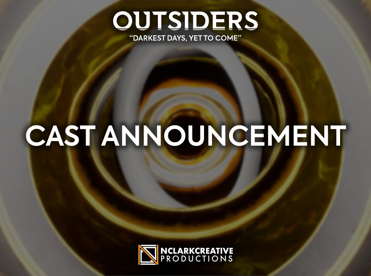 NClarkCreative_'s tweet photo. 🚨 CAST ANNOUNCEMENT 🚨
Meet the cast of OUTSIDERS - "Darkest Days, Yet to Come" 
A thread 🧵:

#audiodrama #casting #VoiceActors #acting #audiobooks #radio #podcast #OUTSIDERS https://t.co/TTN4Rfn7GZ