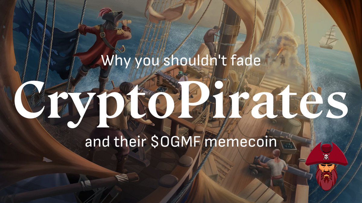 🏴‍☠️ 𝗖𝗥𝗬𝗣𝗧𝗢 𝗣𝗜𝗥𝗔𝗧𝗘𝗦 / $𝗢𝗚𝗠𝗙 🏴‍☠️

You missed the Lil Pudgy's pump. 🐧

You missed the $PEPE pump. 🐸

If you don't want to miss the next big NFT project or meme coin (or both 😉) then this thread is for YOU!

🧵...

(1/11)