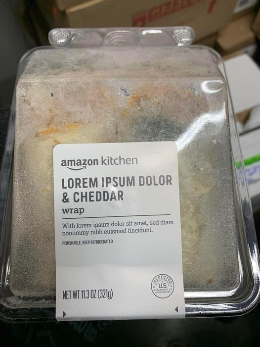 PavelASamsonov's tweet photo. Don't use Lorem Ipsum, Whole Foods edition https://t.co/hvNXZSAwoJ