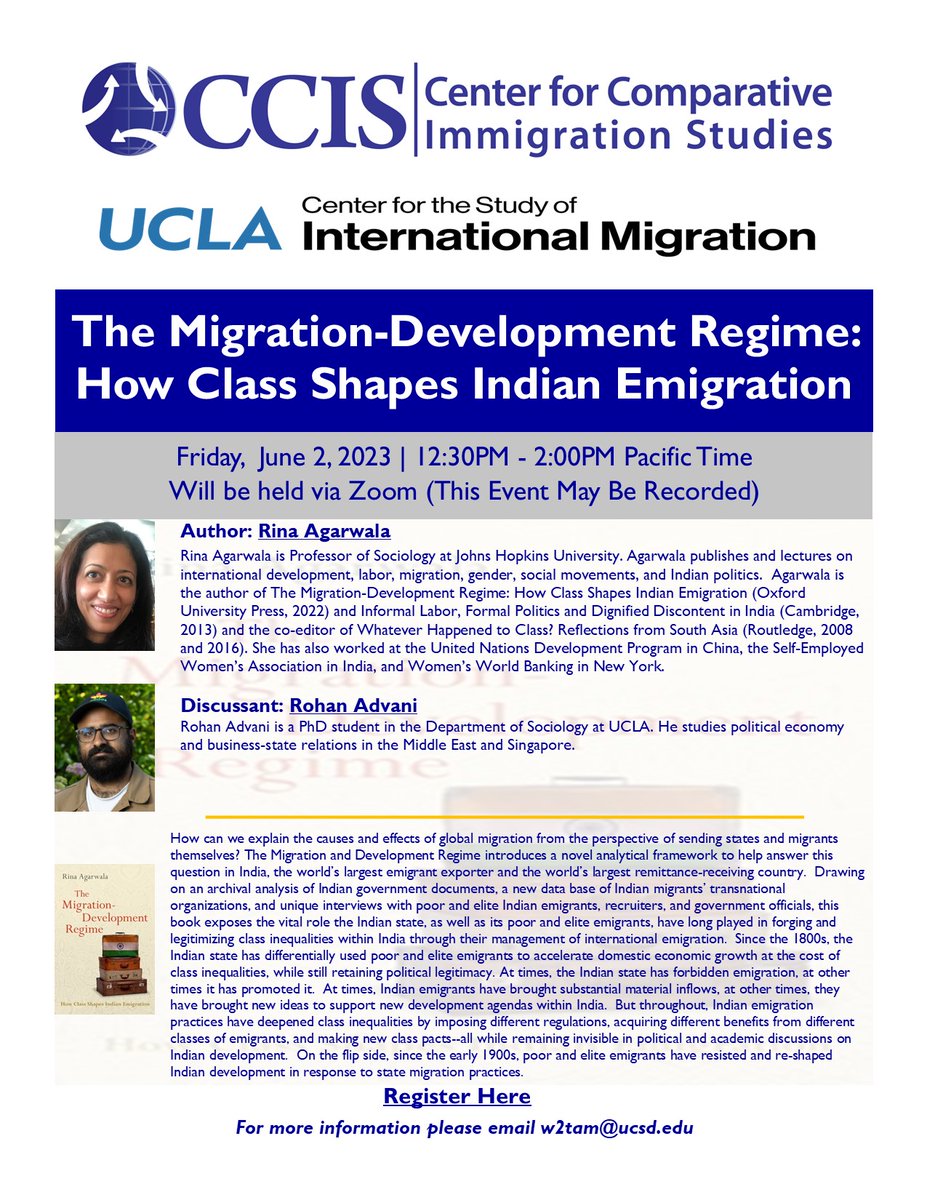ccisucsd's tweet image. Reminder for our upcoming CCIS/CSIM Event on 6/2/23. Time listed is Pacific Time. Registration link:  ucsd.zoom.us/meeting/regist…
The registration link is also available on the CCIS website (ccis.ucsd.edu) here, ccis.ucsd.edu/events/Events/…