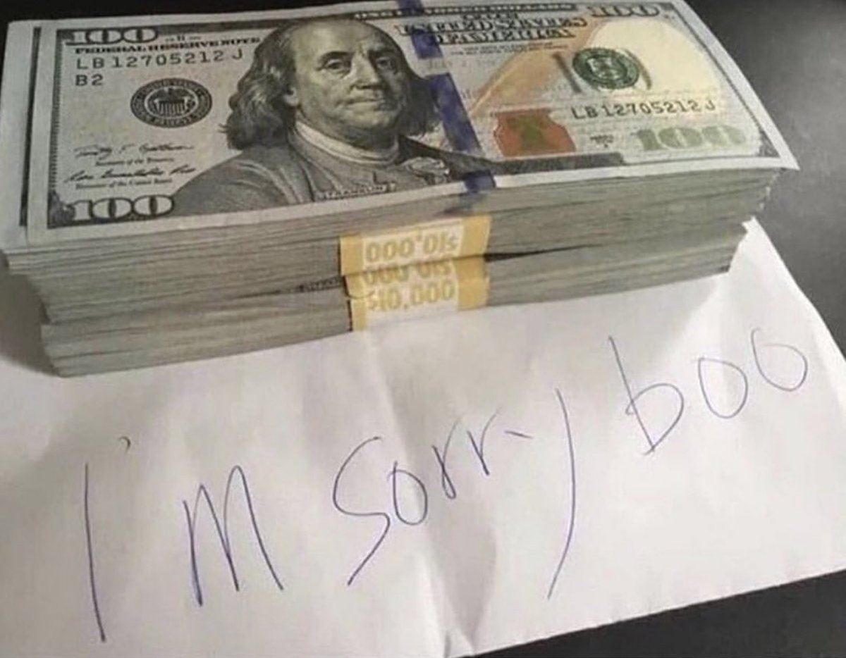 How I want my girl to apologize to me 💯