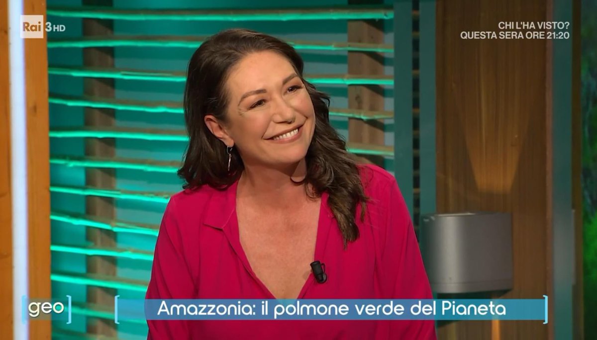 @tessagelisio ospite a #geo per parlare di Amazzonia: il polmone verde del pianeta. 
#petronepress #Rai3