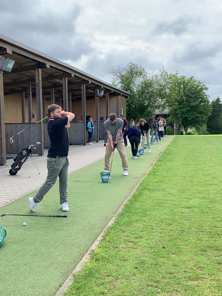 Vielen Dank an den #gcmarhördt für den super Schnupperkurs und das leckere Essen im Landgasthof Noller