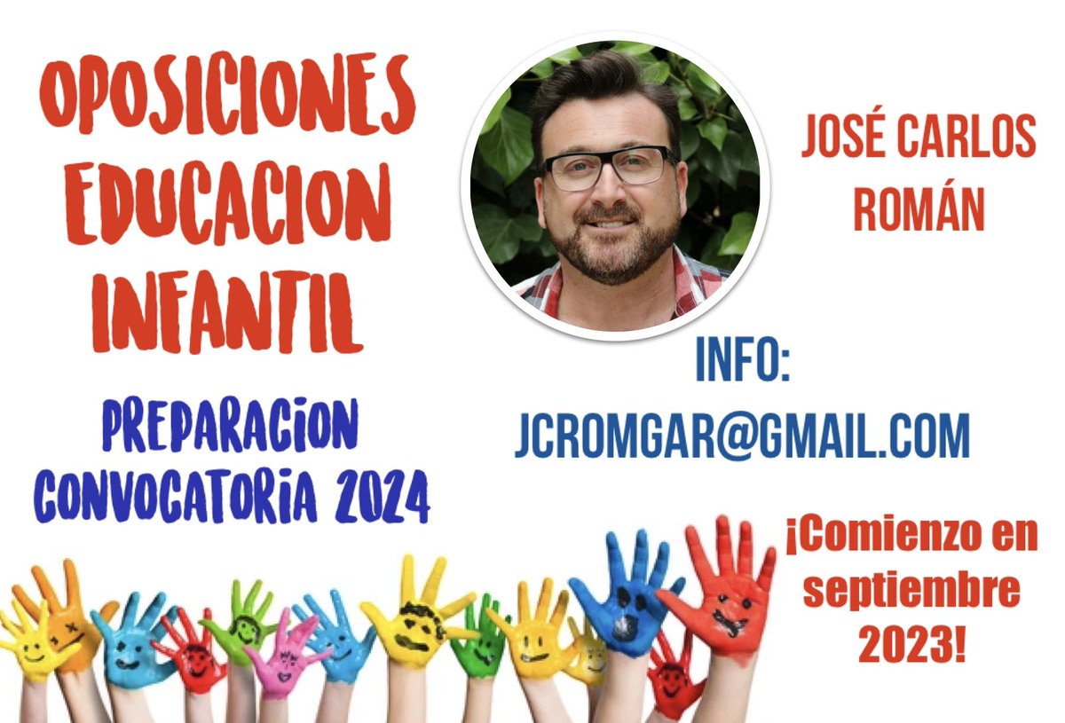 José Carlos Román (@maestrojcarlo) on Twitter photo Preparación presencial en Sevilla.
Comienzo: septiembre de 2023.
Info: jcromgar@gmail.com Preparación presencial en Sevilla.
Comienzo: septiembre de 2023.
Info: jcromgar@gmail.com