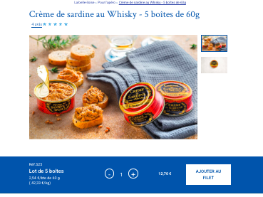 clob755's tweet photo. Je passe devant la boutique de #LaBelleIloise de Carnac et demande s'ils ont reçu la crème de sardine au whisky. La réponse est invariablement la même depuis des mois:"rupture" manque de grosses sardines .Je vais sur le net et commande 20 boites reçues ce jour 🤔🤔🤔 https://t.co/NyVmukWMcE