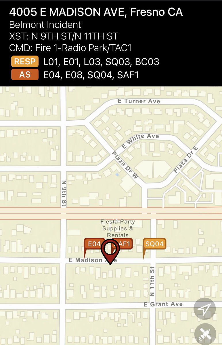 Fresno Fire PIO tweet media