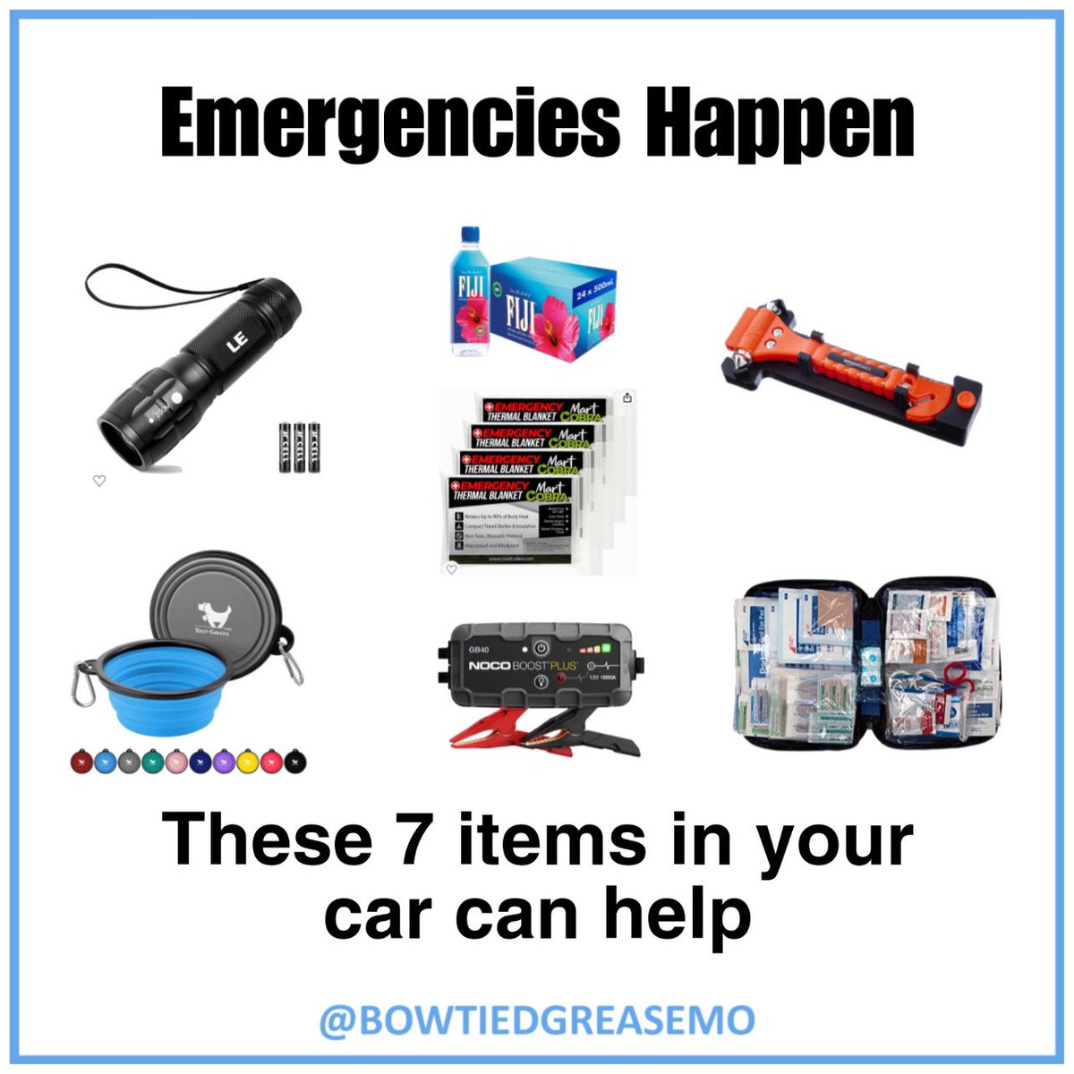 🚗 7 Things to Keep in Your Car 🚗

Thread👇