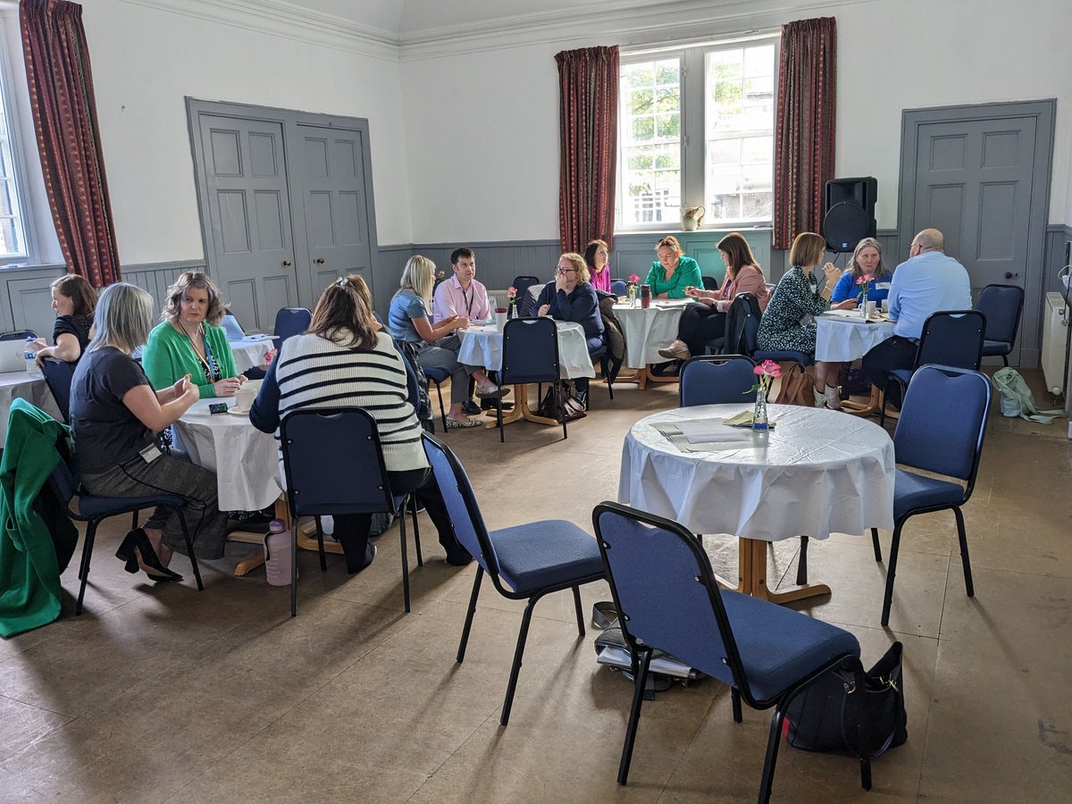 With colleagues in Moray today. Supporting them to create a vision for early years mental health 
#goodpracticeframeworkforstrategicplanning
#Buildaplanningculture
#visionandvalues