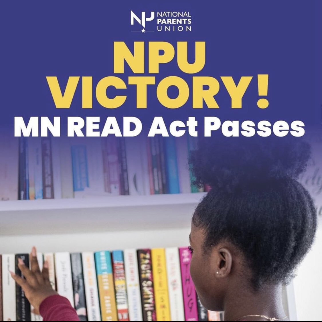 HUGE #PARENTPOWER WIN in Minnesota this week!
 
Thanks to my sis & NPU's @kahlilahx1234 for her tireless advocacy, much needed funding and accountability is coming to Minnesota to help young learners become stronger readers.
 
Learn more ➡️ @NationalParents . #NPU #parentvoice 🍎