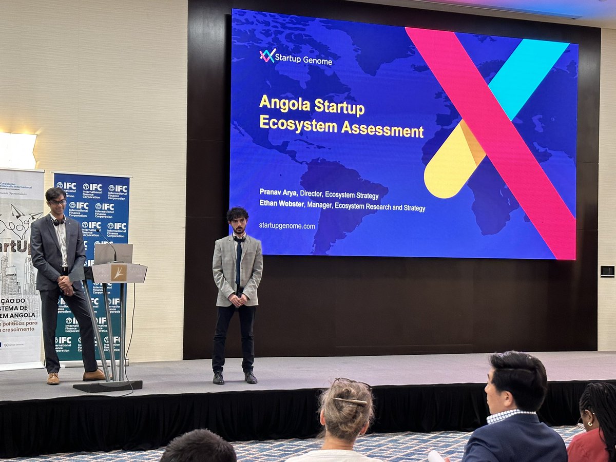 jesuskiteque's tweet image. Today at the launch of the Angola Startup Ecosystem Report by @startupgenome. Angola’s ecosystem is gaining traction and is time to put in place the fundamental enablers for the growth. Happy to be involved and support this whole effort.
#startupgrowth #entrepreneurship