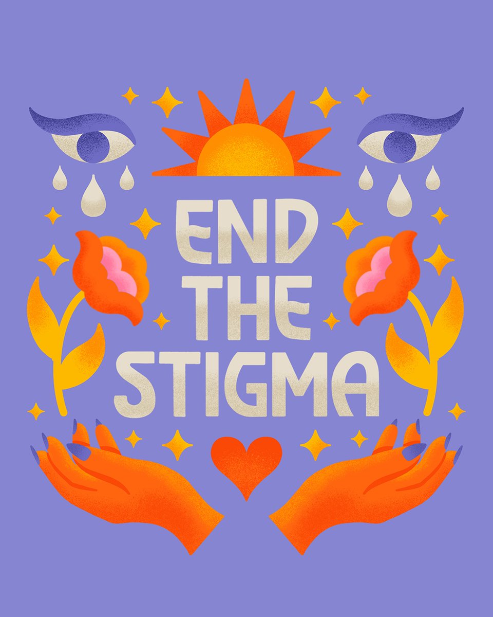 Our final prompt for #mindfulmayartchallenge is a call to action—end the stigma of seeking help for mental health.
#breakthestigma #mentalhealthadvocate #mentalhealthwarrior #mentalhealthmatters #lettering #illustration