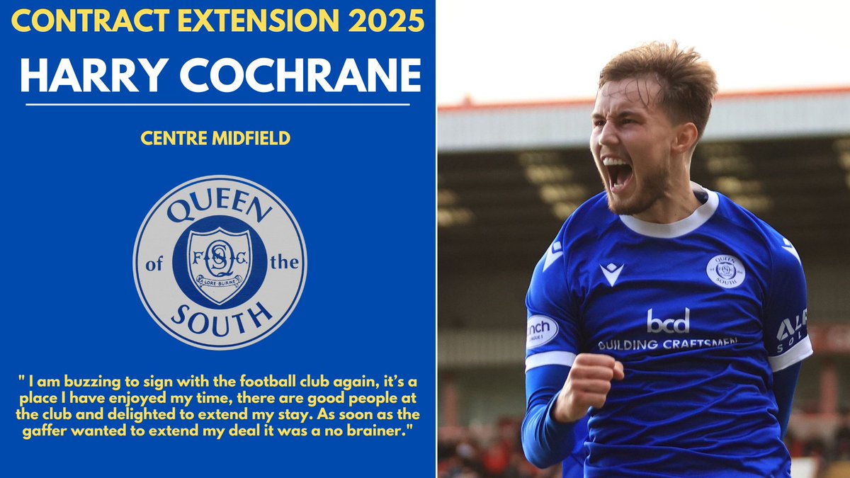 Harry signs on the dotted line until 2025!! ⚽️

Read the full story at qosfc.com