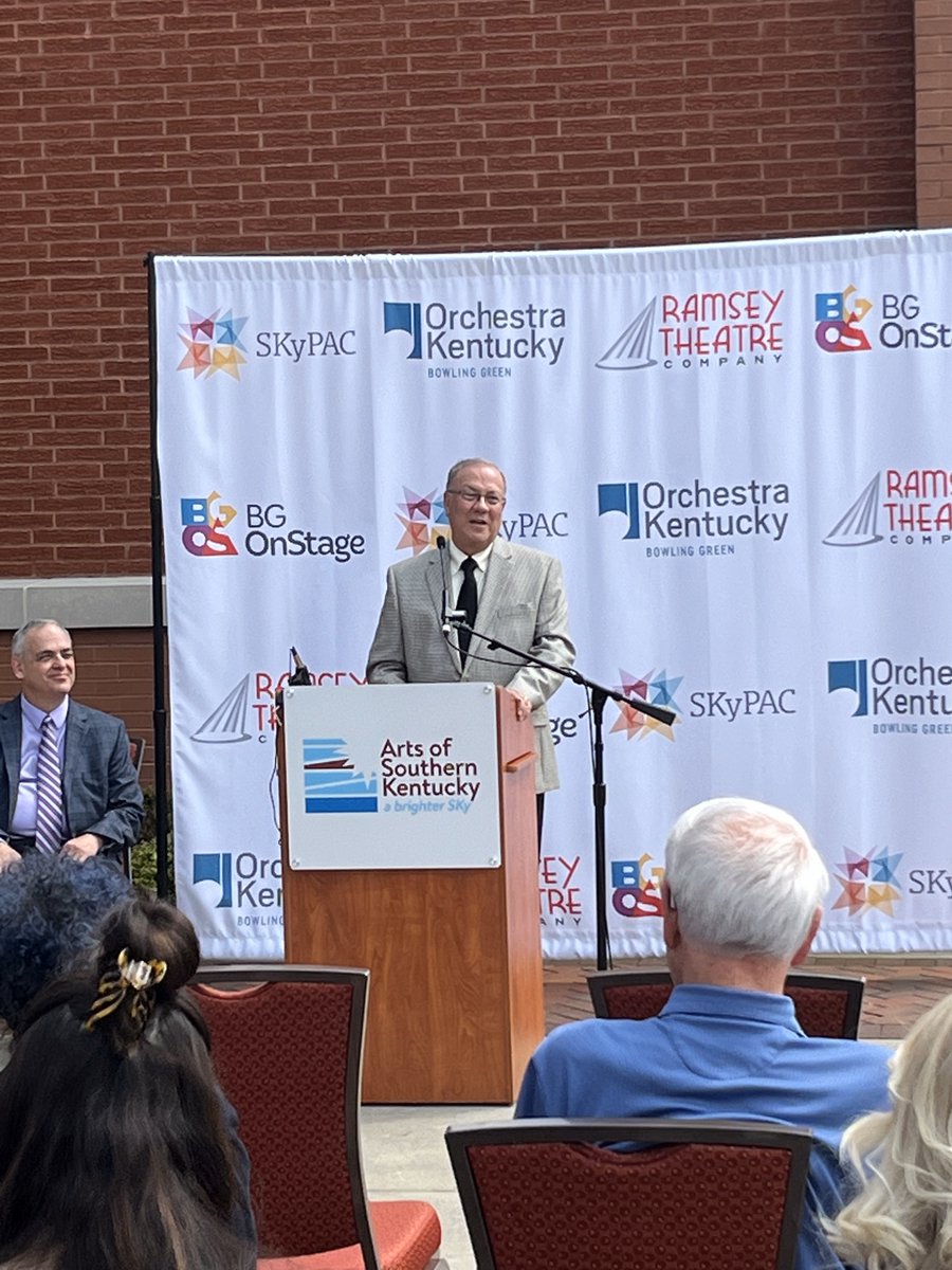 Thanks to a donation from Former Gerald Printing Owner Joe Davis, Burr Plaza in front of The SKyPAC will soon be adorned with a large bronze statue as part of the public art initiative. We're excited to see what renowned sculptor Russ Faxon has up his sleeve!