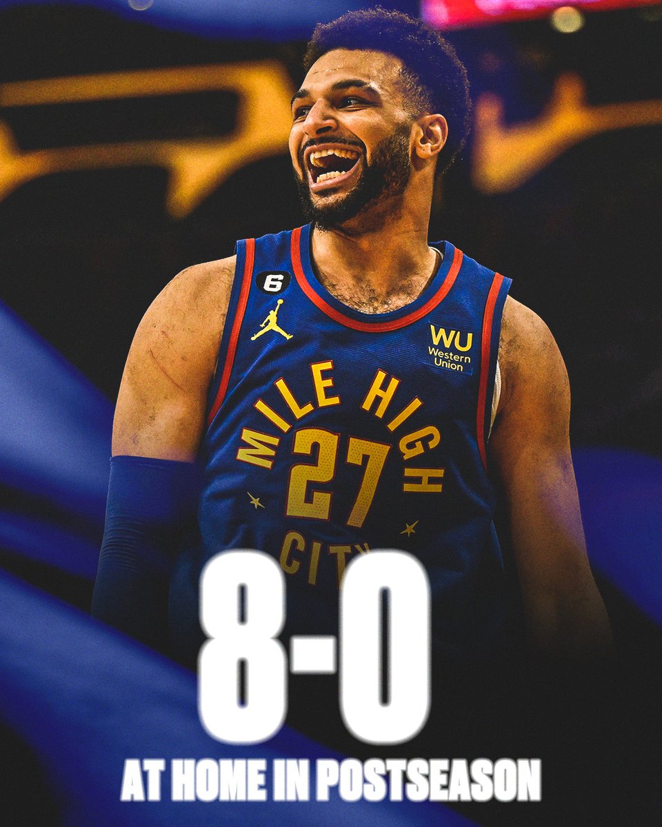 Denver is the only team undefeated at home this postseason 😤