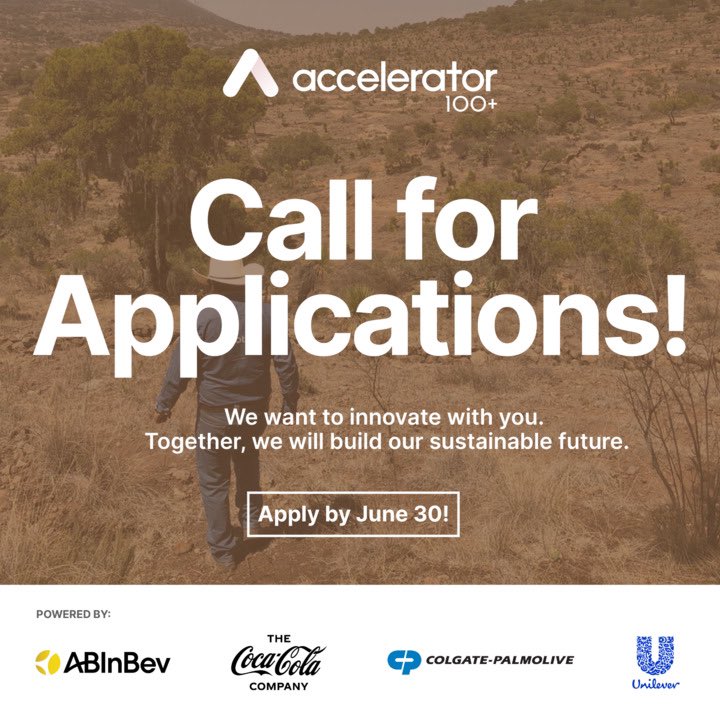 👩‍💻 Calling all start-ups in #CardiffCentral 👨‍💻

Applications are open for @abinbev, @CocaCola, @CP_News and @Unilever’s 100+ Accelerator programme! 

The 100+ accelerator is a global innovation program solving the most pressing supply chain challenges.