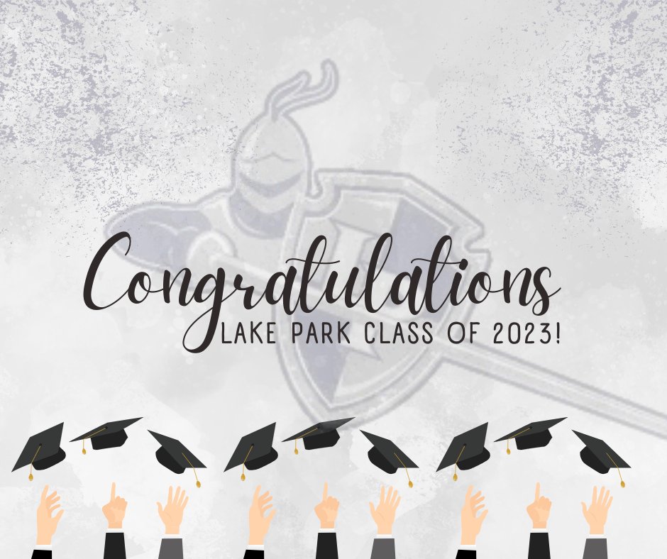 Congratulations to the unstoppable Lake Park graduating class of 2023! 🎓✨ #ClassOf2023 #GraduationVibes #OnToTheNextChapter #lakeparklancers