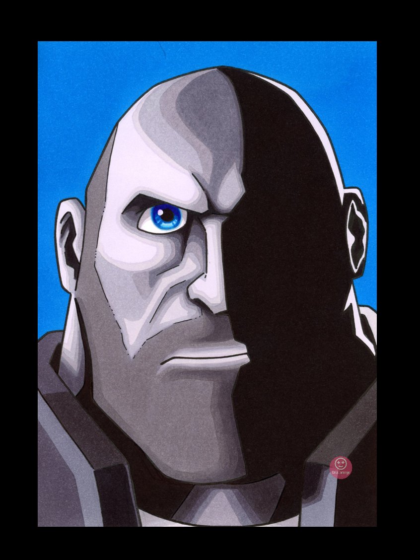 ColaCarnage's tweet image. Heavy is a character i really struggle to draw D8 

#tf2 #TeamFortress2 #markers