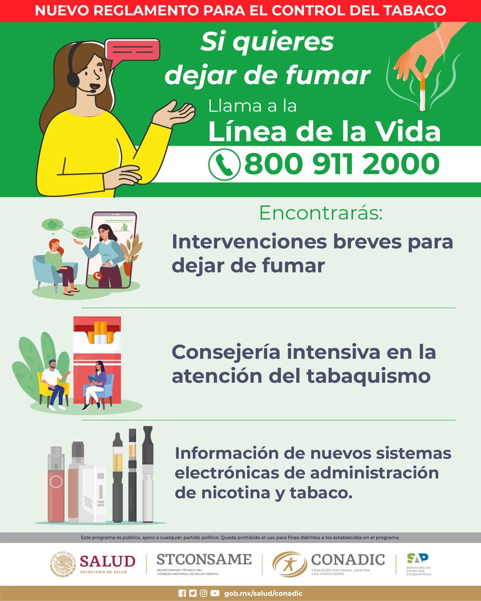 capasannicolas's tweet photo. #CONADICmx #FrenteALasAdicciones #cecosama #lineadelavida https://t.co/SWRdabdg03