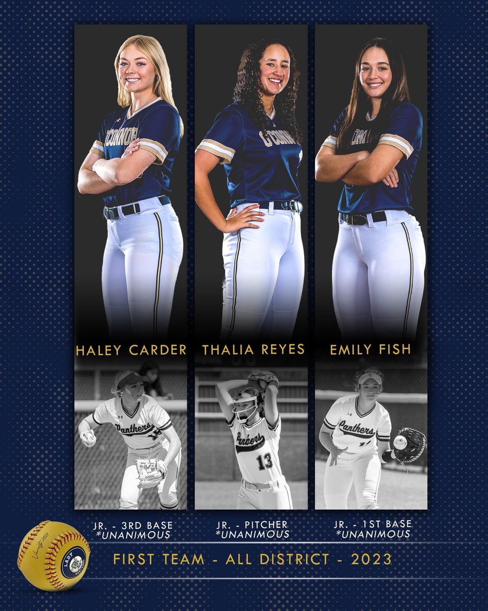 <a href="/carder_haley/">Haley Carder</a>, Thalia Reyes, and <a href="/emilyfish77/">Emily Fish</a> are all unanimous first team selections! What a year they had! 
#OCYouKnow