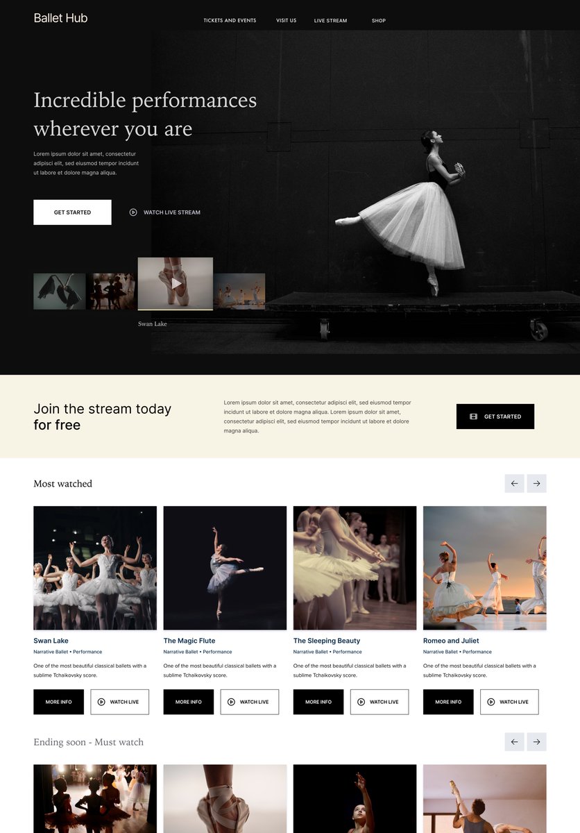 144 of 365 

Here’s a live streaming website helping bridge make things like ballet more accessible.

#productdesign #app #ui #ux #uxdesign #uidesign #application #userexperience #userinterface #designstudio #uxui #appdesign #uxdesigner #uidesigner #uxinspiration #uiinspiration