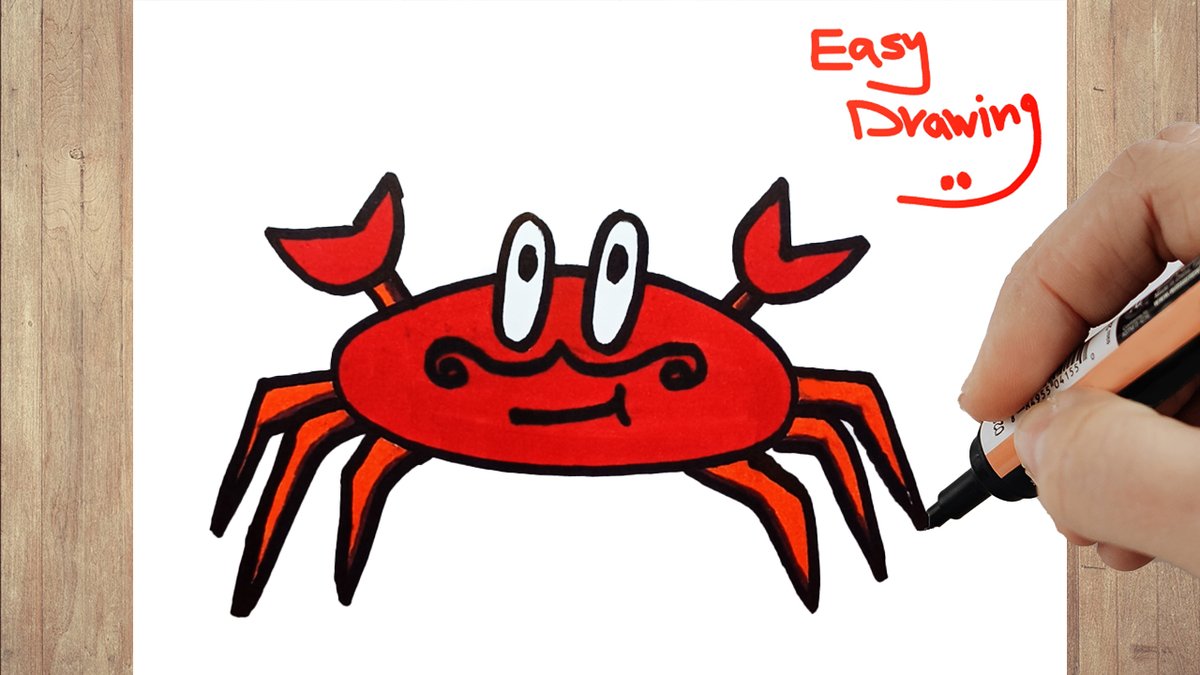 Anyonecandraw_1's tweet photo. How to draw a Funny Crab step by step | DRAWING A FUNNY CRAB  EASY

VIDEO: https://t.co/t93jwMEmOY

 #easydrawing #drawing #howtodraw #drawingtutorial #easydrawingideas #easydrawingideas #easydrawingtutorial #drawcutethings #YT #YOUTUBE https://t.co/SurGvl6knb