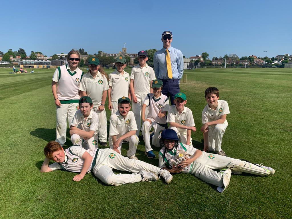 Another beautiful afternoon of cricket, this time with @QueensTaunton. Thank you for some great matches! #teamperrott #cricket #prepschoolsport #somerset