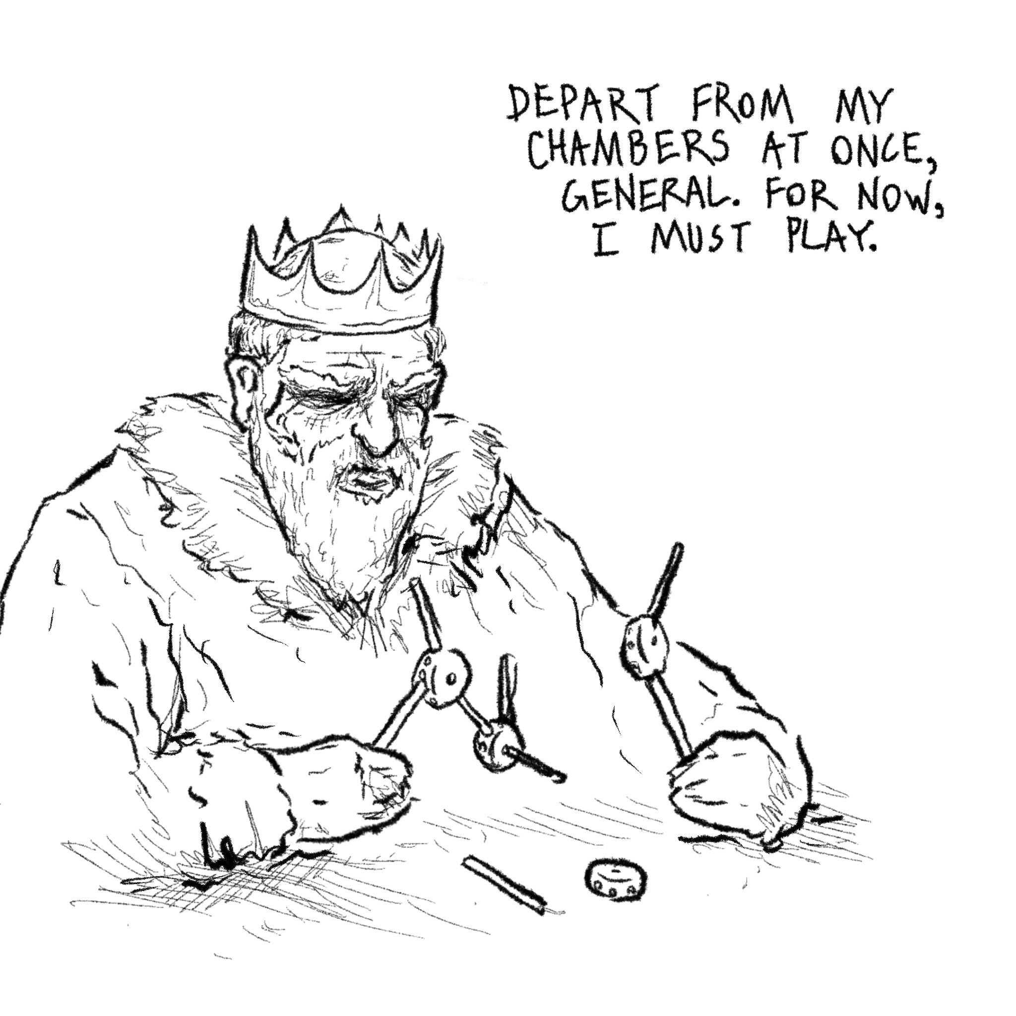 absolute monarchy cartoon