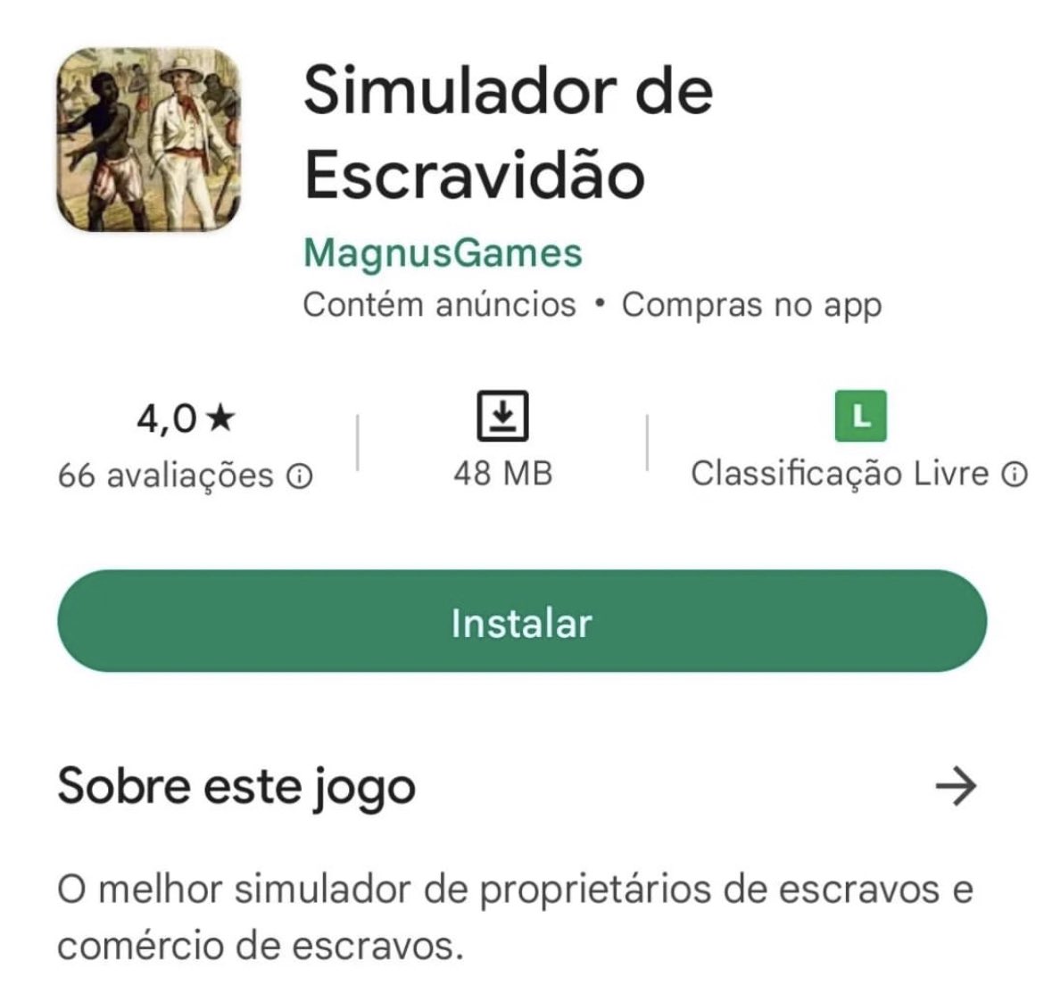 SIMULADOR DE ESCRAVIDÃO 