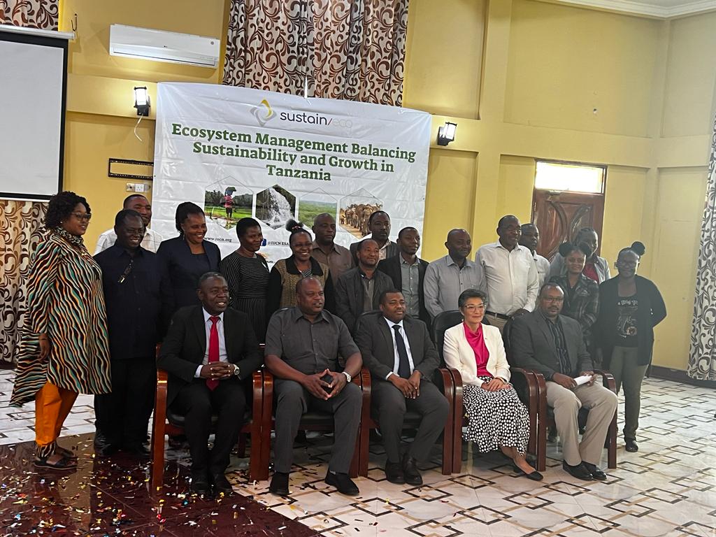REMSO Administrative Officer @Onesmo_kasanda Witnessed the launch of SUSTAIN Eco program for Ecosystem management balancing Sustainability and growth. As a local CSO, we thank you @SwedeninTZ @IUCN @IucnE @SNV_Tanzania for this recognition  and for restoration of our Landscape