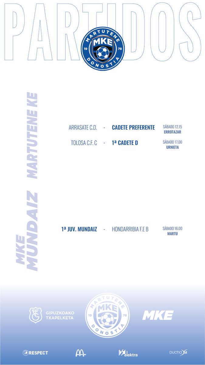 Cartelera de este finde.
#MKE