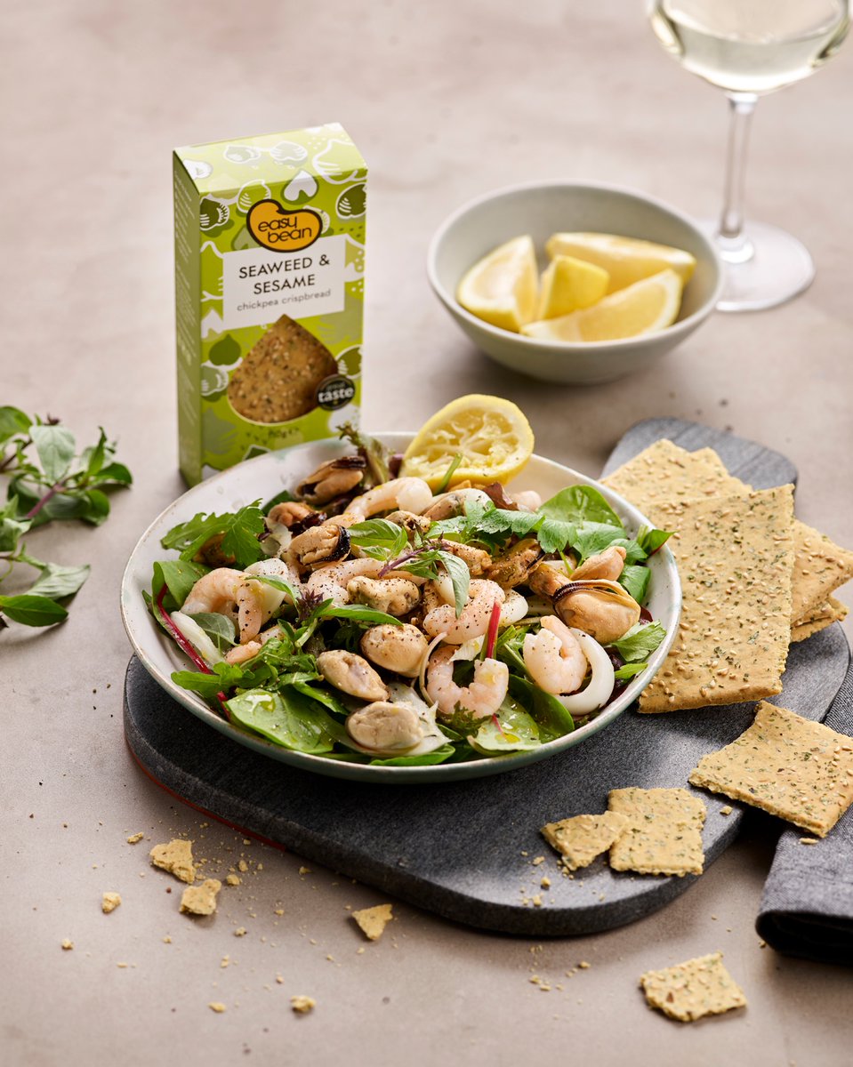 Easy Bean (@easy_bean) on Twitter photo Welcome back salad season 🌞
A seafood salad served with our Seaweed & Sesame Crispbread.
We use native seaweed sourced from <a href="/maraseaweed/">maraseaweed</a>. Sustainably harvested Dulce, Sea Lettuce and Kelp, cut by hand then slowly dried to lock in essential minerals and flavour 💚
#seaweed Welcome back salad season 🌞
A seafood salad served with our Seaweed & Sesame Crispbread.
We use native seaweed sourced from <a href="/maraseaweed/">maraseaweed</a>. Sustainably harvested Dulce, Sea Lettuce and Kelp, cut by hand then slowly dried to lock in essential minerals and flavour 💚
#seaweed