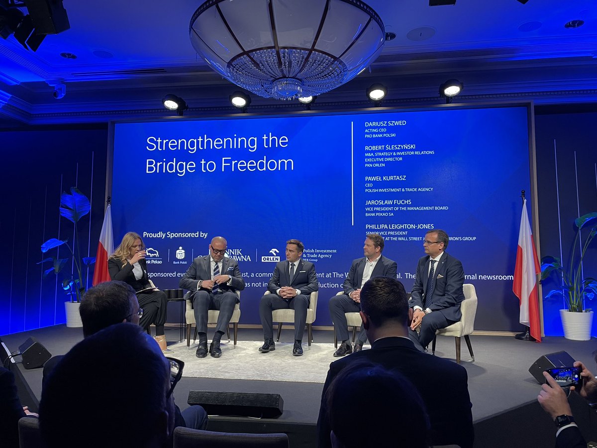 luk0w's tweet photo. This was a truly special @WSJ #ceocouncil covering not only current economic challenges but also giving voice to Polish bluechips and @prezydentpl. Congratulations to @DGPrawna for making this happen! A lot of meaningful conversations. https://t.co/XYFgTHVVpB