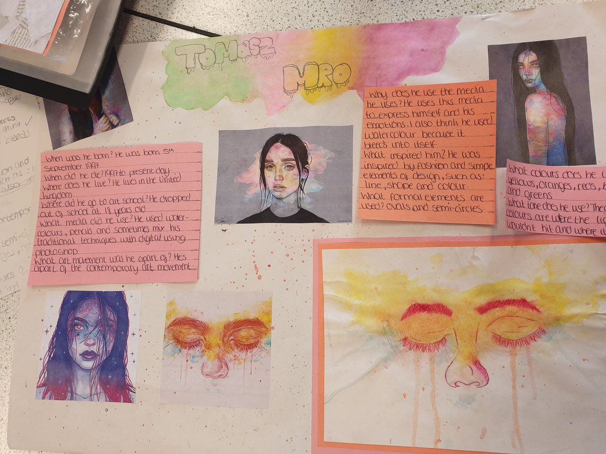 TQEA_Principal's tweet photo. Amazing Art by Year 10. Displaying beautifully honed and crafted work. Really proud of their efforts. #Curriculum23 #art #BeautifulWork https://t.co/no2n59HyP4