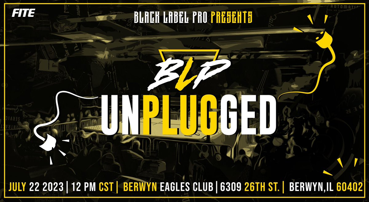 Black Label Pro presents:

BLP Unplugged on July 22, 2023 at the Berwyn Eagles Club in Berwyn, IL

Giving new talent a chance to shine on the first of two big shows that day! Tickets on sale next week!