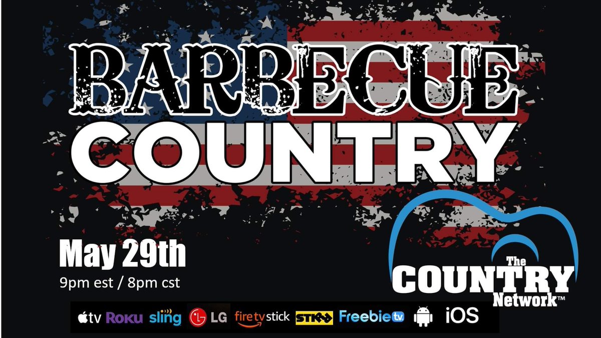 May 29th 8 pm CST will be the premiere of this new show @bbqcountry_show !  Make sure and download @tcn_country to tune in!

#RubSumLUV #proudsoulsbbqkc #teamproudsouls #proudsoulsbbqandprovisions #kingdomofQ #richardfergolabarbecue #fergdoinfergthings #royaloakcharcoal #yoder