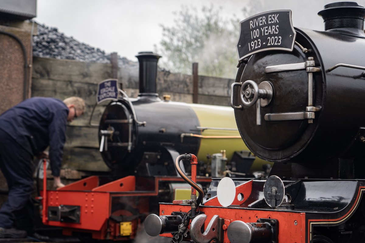 How about this for a dream team? 😍 🤝 

What is your dream loco combination to see on a trip to the railway? 👀🚂