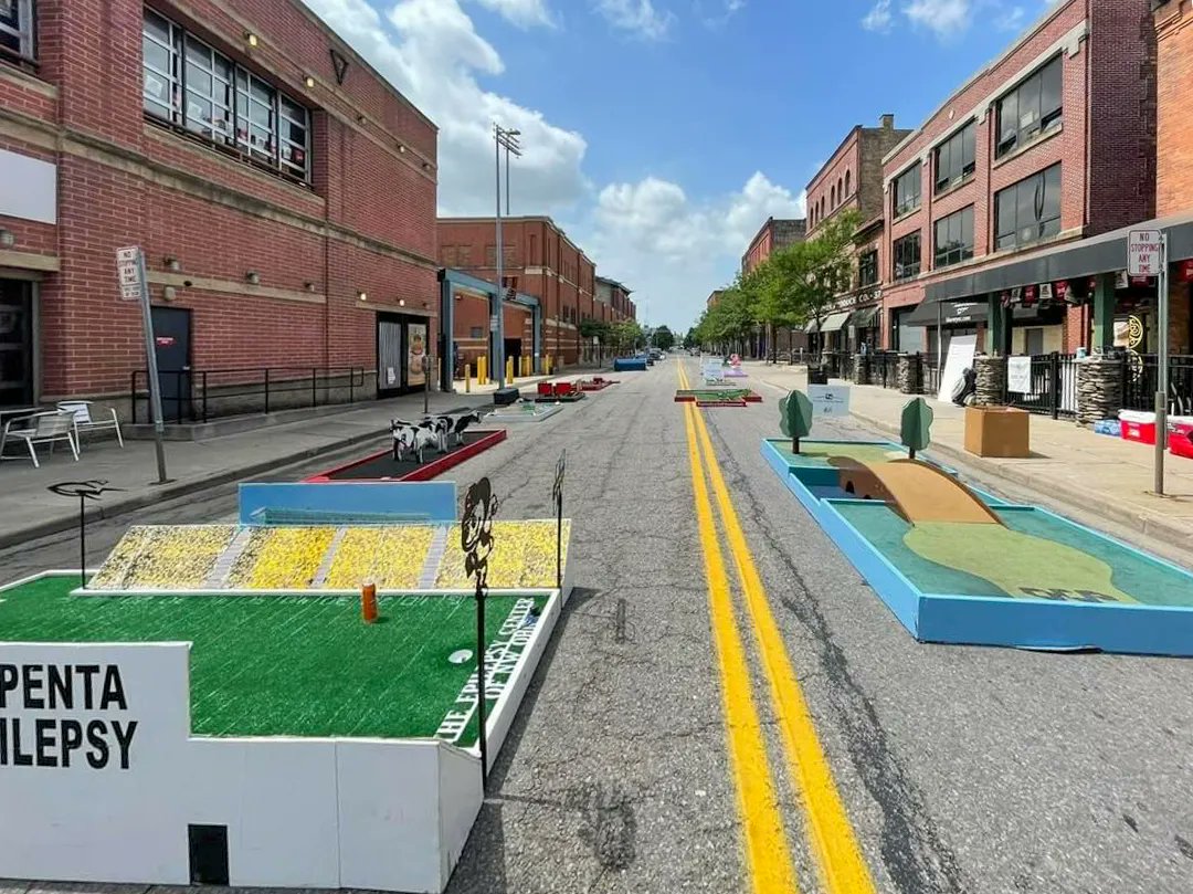 Join us on June 16 &amp; 17 for Practically Golf 2023 -- an 18-hole mini golf fundraiser in Downtown Toledo! We're taking over Huron St.  for the weekend to play some mini-golf. Proceeds to support the Epilepsy Center programs: epilepsycenter.org/practically-go…