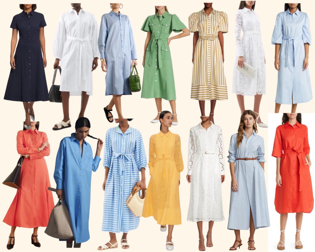 We rounded up 31 of the best shirt dresses for every occasion this summer on the blog today. habituallychic.luxury/2023/05/31-chi…