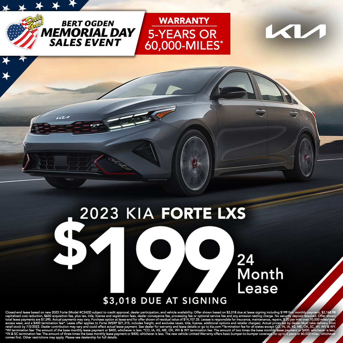 BertOgdenHKia's tweet image. Don't miss out on the chance to drive home a #NewKia! 🚘 

With #LeasingOptions on the Kia Forte LXS at $199 a month for 24 months with $3,018 due at signing, there's no better time to shop.   

#DaleGas, learn more online bit.ly/3adGgql or call our team at 956-305-5463.