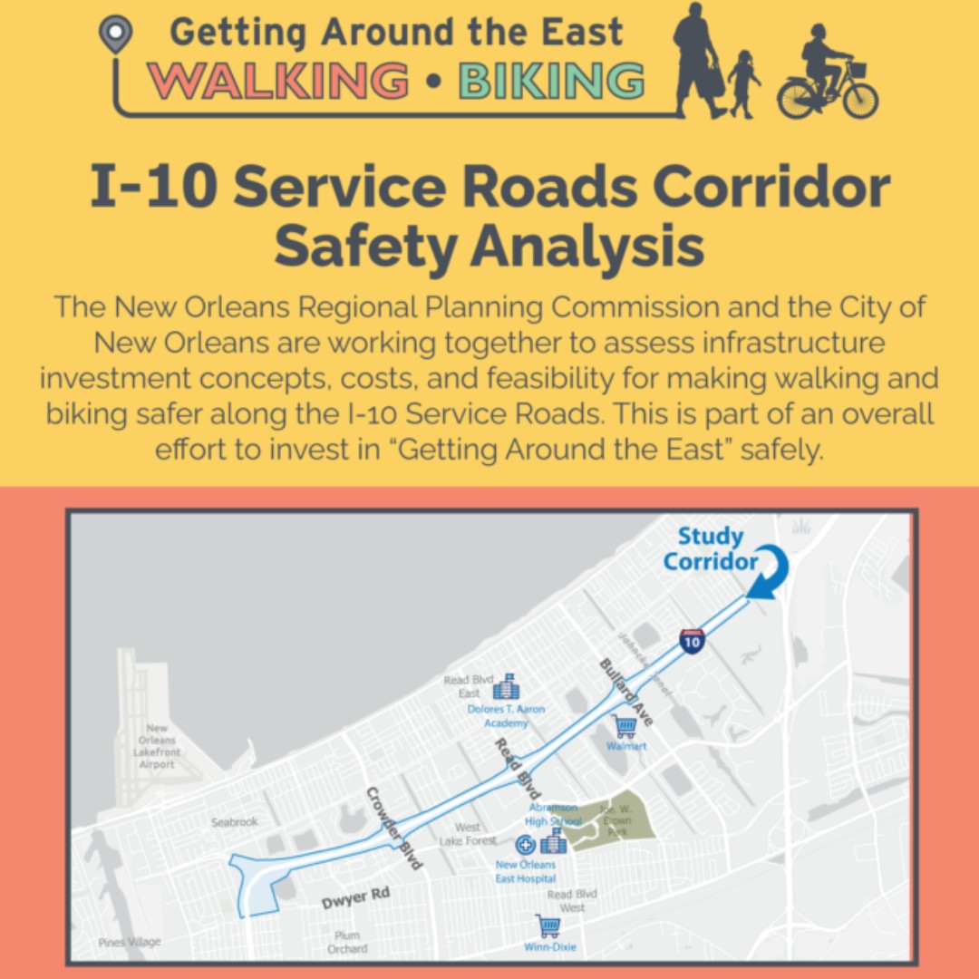 ose_nola's tweet photo. The #RegionalPlanningCommission (RPC) &amp; @CityOfNOLA are working together to create a safe &amp; accessible network of walking/biking facilities and acknowledge that some communities experience a higher number of crashes with resultant fatalities or injuries to people walking/biking. https://t.co/iS3qQ4EA7U