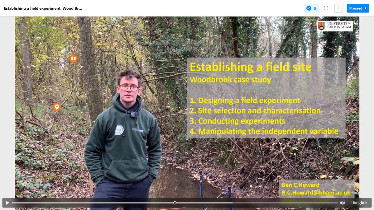 I made this #interactive #virtual #fieldcourse about establishing a field site in #riverscience and #rivermanagement. Hopefully useful, especially for those who can't get out to site for whatever reason! 

thinglink.com/scenariocard/1…

#AccesibleScience #Accesibility